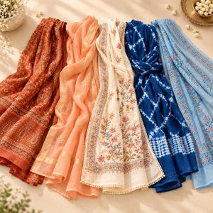 Buy elegant dupattas online in Pakistan from JollyChic.pk with stylish options for casual, festive, and formal dressing.