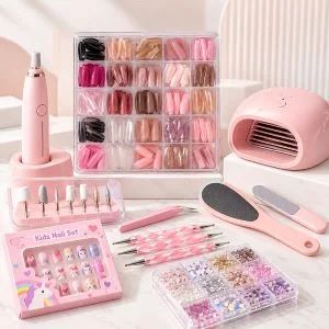 Professional nail extension tools for salon treatments, nail shaping and everyday manicure use