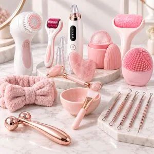 Buy skincare tools online in Pakistan with facial massagers, gua sha tools and cleansing devices from JollyChic.pk